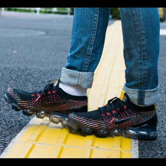 Nike Shoes | New Nike VaporMax FK 3 'Blue Fury'5 | Color: Black/Blue | Size: 5 | Melmel95's Closet